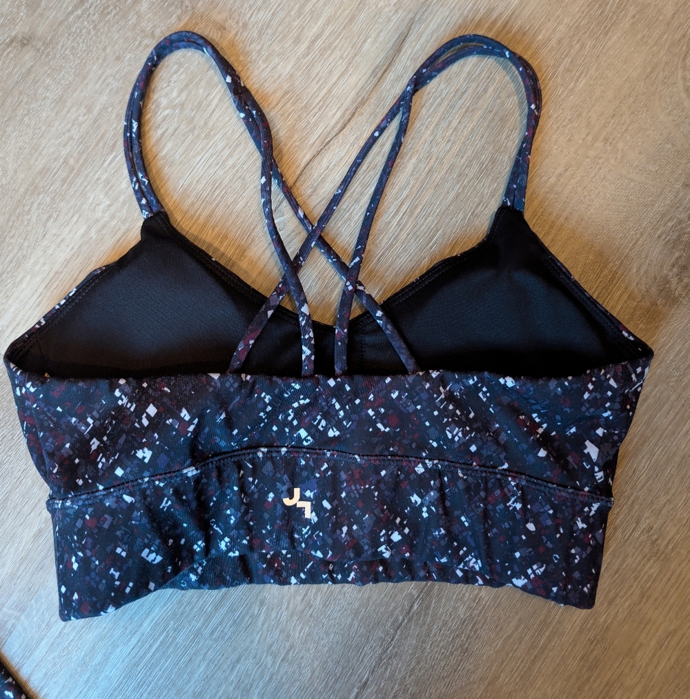 Joylab Multicolor Patterned Set Leggings And Bra - image 8